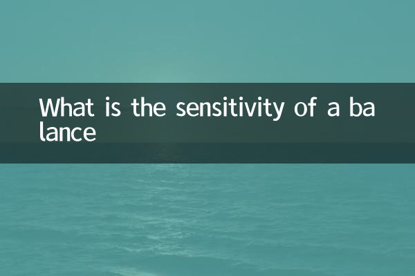 什麼是天平的靈敏度