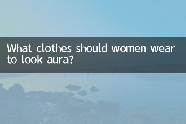 Que roupas as mulheres devem usar para parecerem aura?