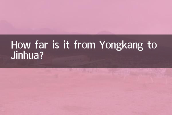فاصله یونگ کانگ تا جین هوا چقدر است؟