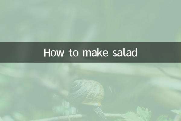 Come preparare l'insalata