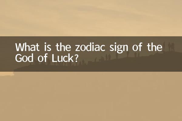 What is the zodiac sign of the God of Luck?