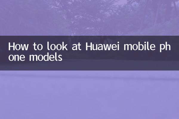 So sehen Sie sich Huawei-Handymodelle an
