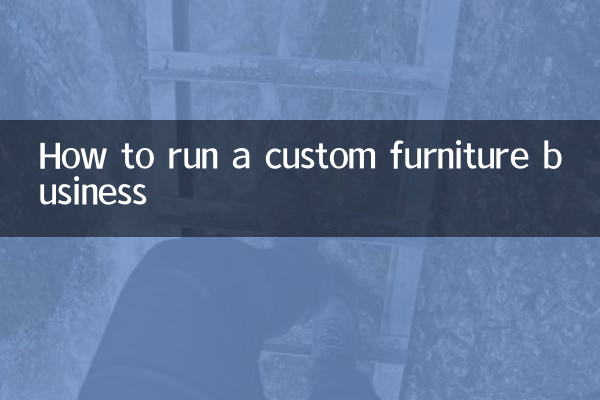 How to run a custom furniture business