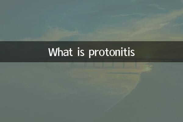 ¿Qué es la protonitis?