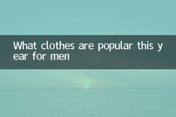 Quais roupas são populares este ano para os homens