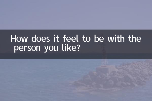 How does it feel to be with the person you like?