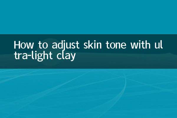 So passen Sie den Hautton mit ultraleichter Tonerde an