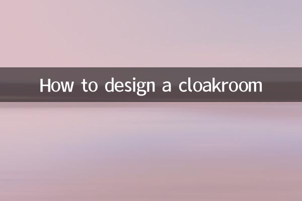 Cómo diseñar un guardarropa