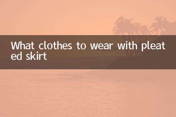 Quels vêtements porter avec une jupe plissée