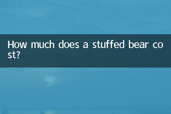 How much does a stuffed bear cost?