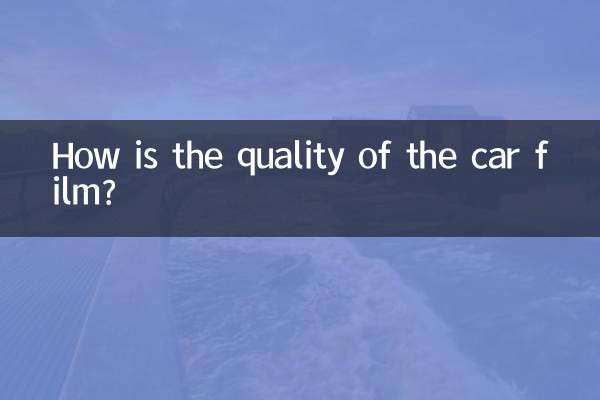 ¿Cómo es la calidad de la película del coche?