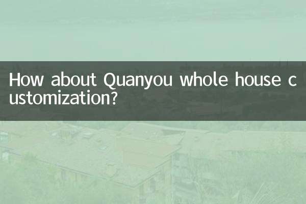 Quanyouの家全体のカスタマイズはどうですか?