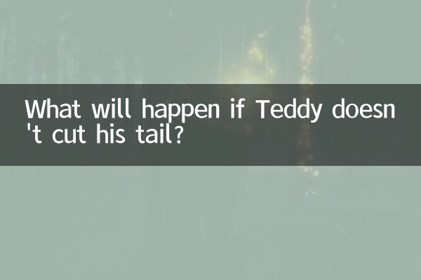 泰迪不剪尾巴会怎么样