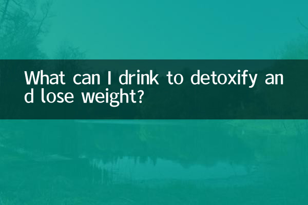 Cosa posso bere per disintossicarmi e perdere peso?