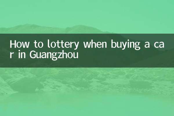গুয়াংজুতে গাড়ি কেনার সময় কীভাবে লটারি করা যায়