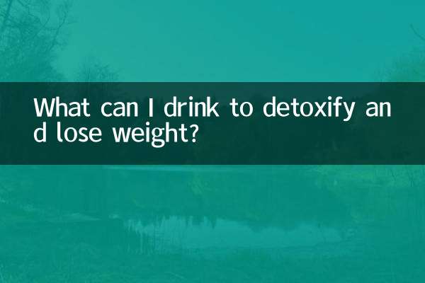 Cosa posso bere per disintossicarmi e perdere peso?
