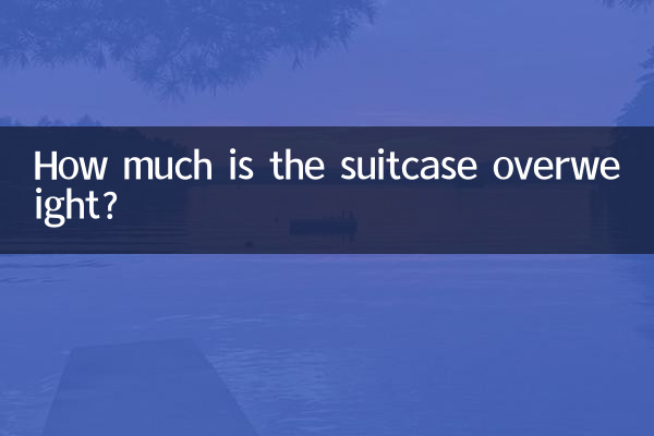 How much is the suitcase overweight?