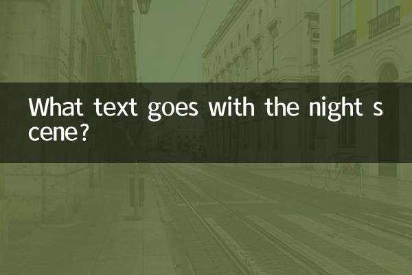 Какой текст сопровождает ночную сцену?