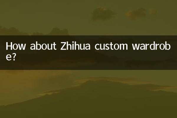 झिहुआ कस्टम अलमारी के बारे में क्या ख्याल है?
