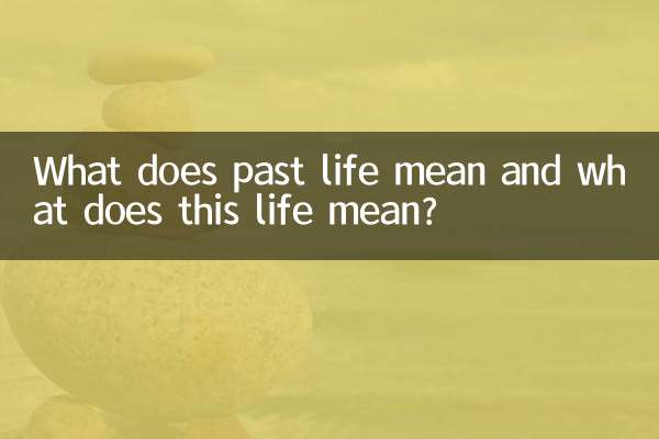 Что означает прошлая жизнь и что означает эта жизнь?
