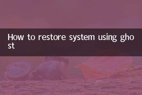 ghost怎么还原系统