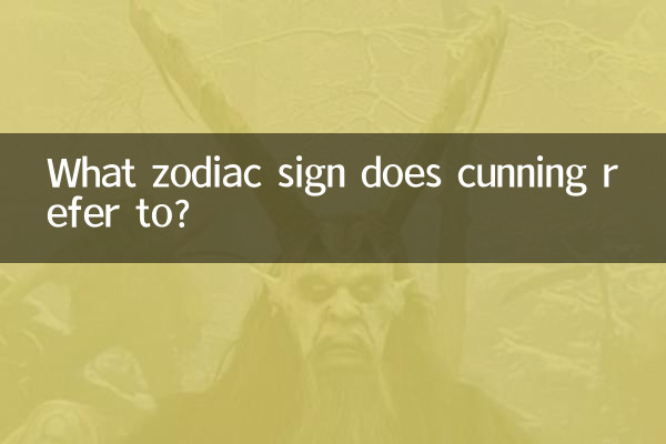 What zodiac sign does cunning refer to?