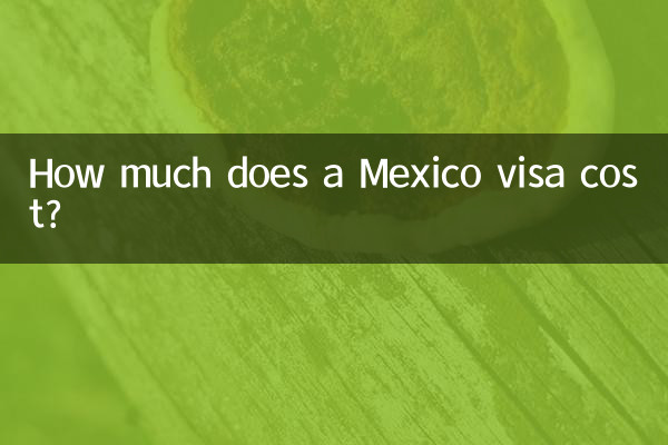 メキシコのビザの費用はいくらですか?