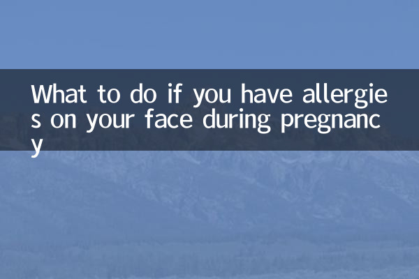 Was tun, wenn Sie während der Schwangerschaft Allergien im Gesicht haben?