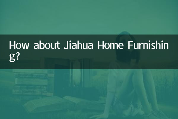Qu’en est-il de l’ameublement Jiahua ?
