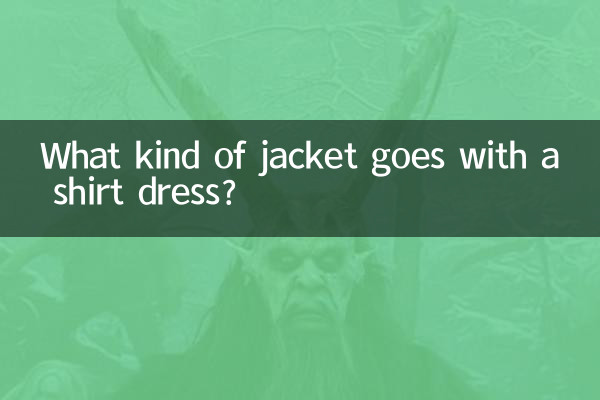 Quel genre de veste va avec une robe chemise ?