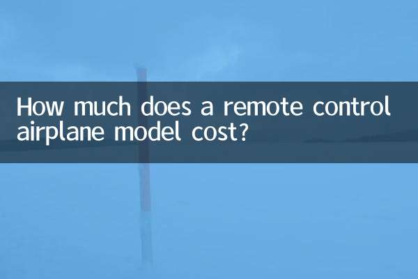 Combien coûte un modèle d’avion télécommandé ?