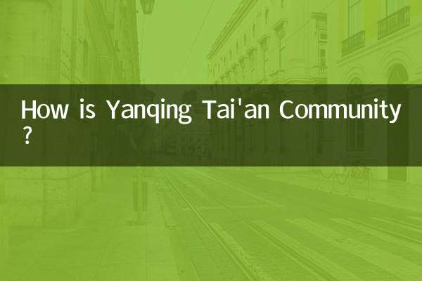 ¿Cómo es la comunidad Yanqing Tai'an?