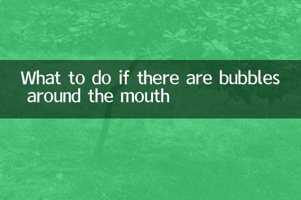 Was tun, wenn sich Blasen um den Mund bilden?