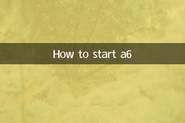 a6 कैसे शुरू करें