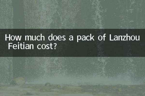 लान्झू फ़ीटियन के एक पैकेट की कीमत कितनी है?
