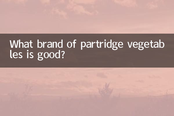 ¿Qué marca de verduras de perdiz es buena?
