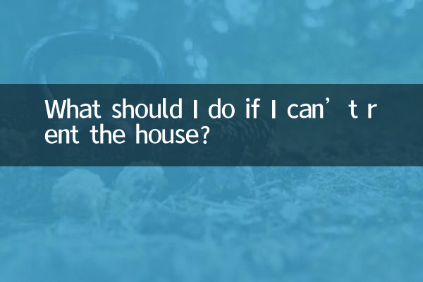 Cosa devo fare se non posso affittare la casa?