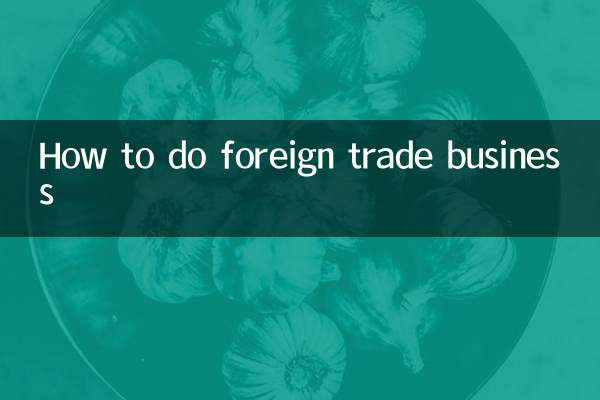 Comment faire des affaires de commerce extérieur