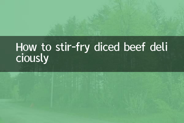 Come saltare in padella deliziosamente i dadini di manzo