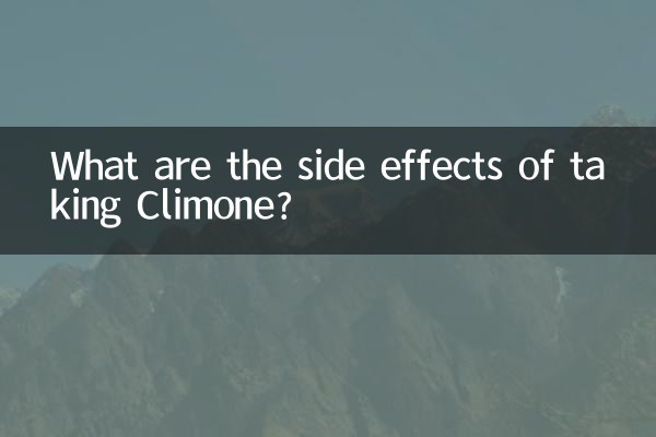 Welche Nebenwirkungen kann die Einnahme von Climone haben?
