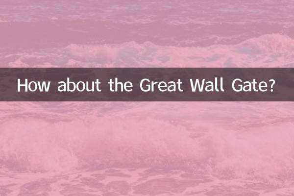 دیوار کے عظیم گیٹ کے بارے میں کیا خیال ہے؟