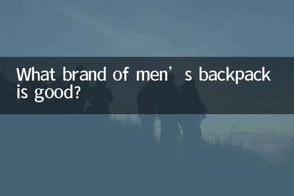 メンズリュックはどこのブランドがいいですか？