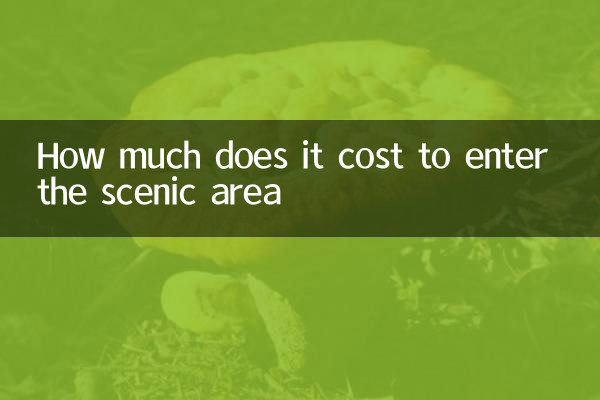 How much does it cost to enter the scenic area