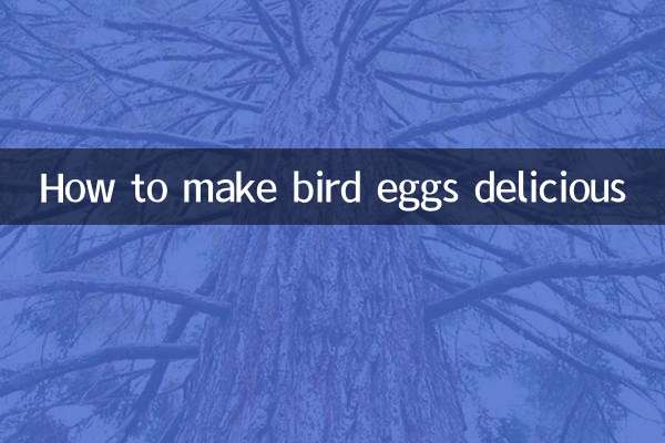 Como fazer ovos de pássaros deliciosos