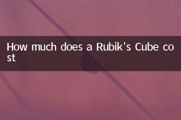Combien coûte un cube de rubik