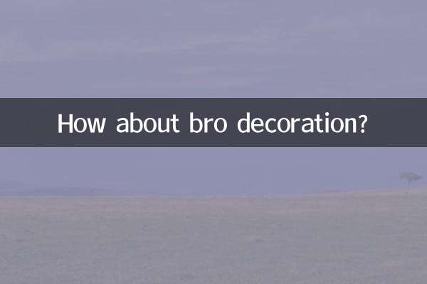 ¿Qué tal la decoración hermano?