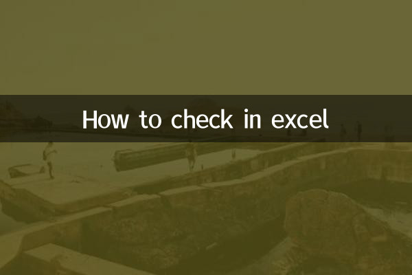 So checken Sie Excel ein