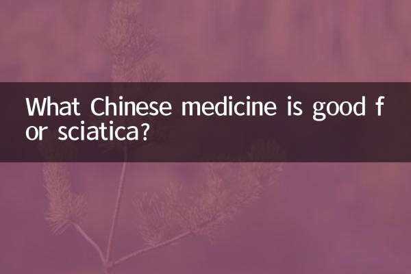 ¿Qué medicina china es buena para la ciática?