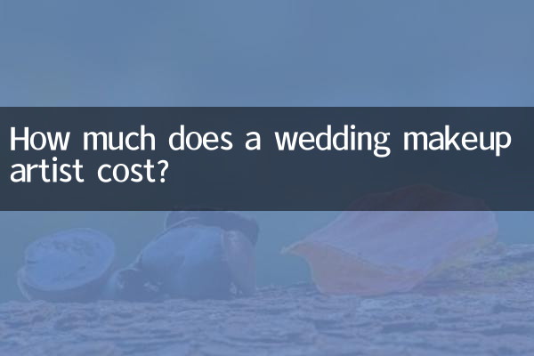 How much does a wedding makeup artist cost?