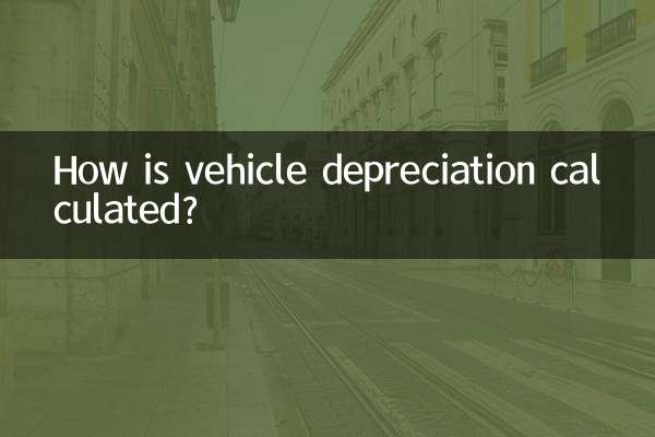 Como é calculada a depreciação do veículo?